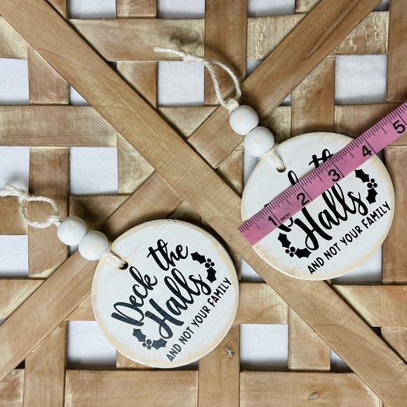 HANDMADE (Set of 2) Christmas Ornaments - Picture 7 of 7